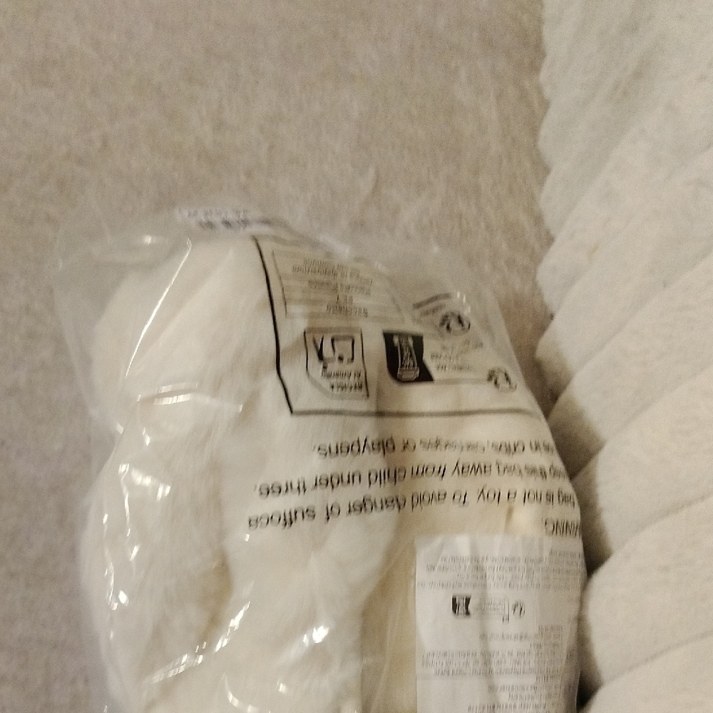 Elegant White Decorative Pillow